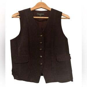 Brown Suede Vest